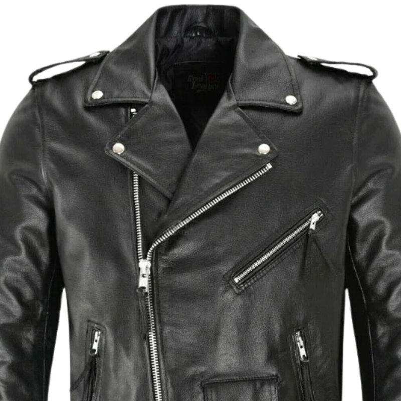 Men's Punk Style Faux Leather Jacket, All-Season